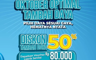 Promo PLN! Diskon 50 Persen Tambah Daya Listrik hingga 30 Oktober 2025
